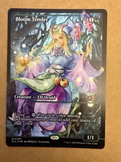 Magic The Gathering Bloom Tender (0390) (Showcase) Lorwyn Eclipsed Foil NM - Image 1