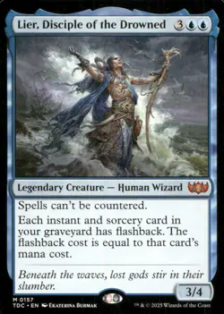 Lier, Disciple of the Drowned M Commander: Tarkir: Dragonstorm 157 NM - Image 1
