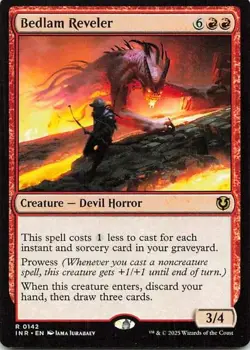 Bedlam Reveler 0142 INR Rare NM MTG - Image 1