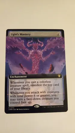 Ugin's Mastery Extended Art NM/M Magic the Gathering Commander Master MTG - Image 1