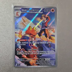 Pokemon Ethan's Magcargo 222/217 ASC Full Art Holo Rare TCG Card - Image 1