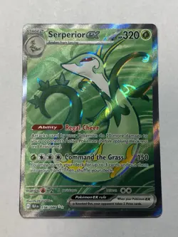 Serperior EX 156/086 Full Art Holo - Pokemon Black Bolt & White Flare - English - Image 1