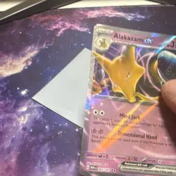 Pokemon Alakazam ex 065/165 Double Rare Holo Scarlet & Violet 151 Mind Jack - Image 2