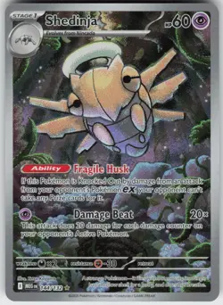 Shedinja 144/132 Illustration Rare Mega Evolution Pokemon Near Mint - Image 1