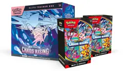 1 Pokemon TCG: Chaos Rising ETB and 2x Booster Bundles. PRESALE - Image 1