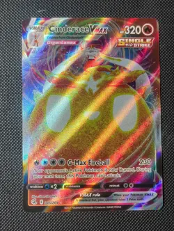 Pokemon TCG Cinderace VMAX Fusion Strike 045/264 - Mint - Image 1