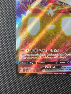 Pokemon TCG Cinderace VMAX Fusion Strike 045/264 - Mint - Image 5