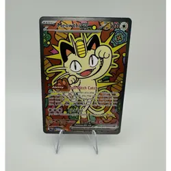 Pokemon TCG Meowth EX SIR 121/088 POR SIR PACK FRESH - Image 1