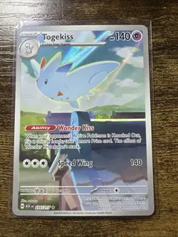 Togekiss 235/217 Illustration Rare, Ascended Heroes, Full Art Holo, Pokemon TCG - Image 1