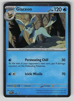 Glaceon (Cosmos Holo) 171 Scarlet & Violet Promo Pokemon NM - Image 1