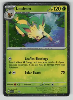 Leafeon (Cosmos Holo) 170 Scarlet & Violet Promo Pokemon NM - Image 1
