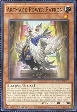 Artmage Power Patron DUAD-EN012 Duelist's Advance 1st Edition Yugioh Card - Image 1