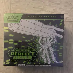 Pokemon Elite Trainer Box Mega Evolution Perfect Order TCG ETB - Image 1