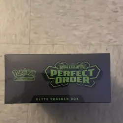 Pokemon Elite Trainer Box Mega Evolution Perfect Order TCG ETB - Image 2