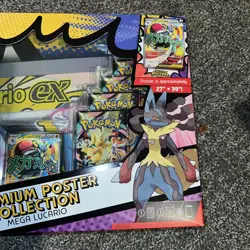 Ascended Heroes Mega Evolution Mega Lucario ex Pokemon Premium Poster Collection - Image 3