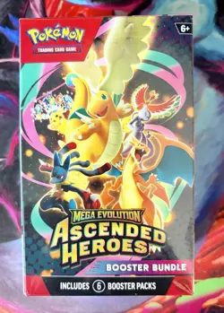 Pokemon TCG: Mega Evolution Ascended Heroes Booster Bundle - New Factory Sealed - Image 1
