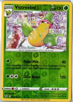 VICTREEBEL 003/163 RARE BATTLE STYLES POKEMON REVERSE HOLO MP - Image 1