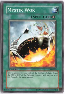 Yugioh - Mystik Wok AST-036 1st Edition - Ancient Sanctuary - Image 1
