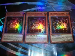 3x Treasure Panther 1st Edition Super Rare MZMU-EN053 Yu-Gi-Oh! - Image 1