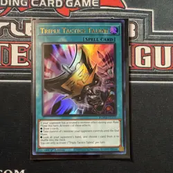 YuGiOh! BLMM -EN120 Triple Tactics Talent 1st Edition Ultra Rare NM - Image 1