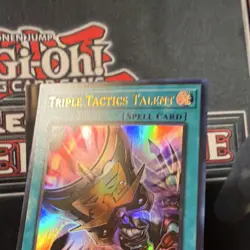 YuGiOh! BLMM -EN120 Triple Tactics Talent 1st Edition Ultra Rare NM - Image 3