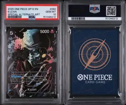 2025 One Piece OP-12 KUZAN #082 PSA GEM MT 10 - Image 2
