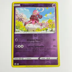 Enamorus 067/159 Rare Reverse Holo Card Crown Zenith Pokemon TCG NM - Image 1