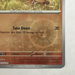 Vulpix 016/191 Reverse Holo Card Surging Sparks SSP Pokemon TCG NM - Image 5