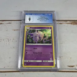 Pokemon 2020 Battle Academy Mewtwo Deck Espeon 89/214 CGC 9 Mint Graded Card - Image 1