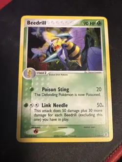 Beedrill 1/112 FireRed+LeafGreen Rev Holo Pokemon TCG Ultra Rare Card 2004🔥 - Image 1