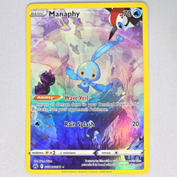 Manaphy GG06/GG70 Crown Zenith Galarian Gallery Holo Ultra Rare Pokemon Card NM - Image 1