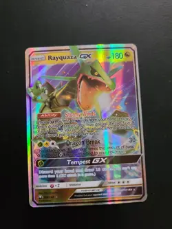Pokemon Card Rayquaza GX 109/168 Celestial Storm Holo Trading Card - Image 2