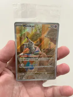 Pokemon TCG Mimikyu 075 Scarlet and Violet Promo Card “SEALED - Near Mint” - Image 1