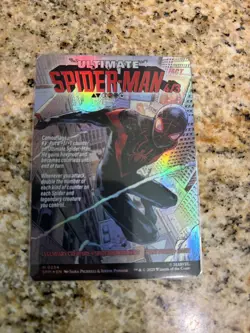 Miles Morales foil (0234) (Borderless) 234 M Marvel's Spider-Man NM - Image 2