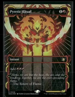 Secrets of Strixhaven: Mystical Archive #46 Pyretic Ritual Foil - Image 1