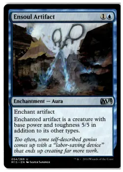 MTG Ensoul Artifact - Magic 2015 (M15) Lightly Played English Playset (x4) - Image 1