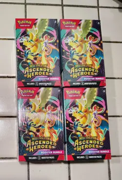Pokemon Ascended Heroes Booster Bundle - Lot of 4 SEALED - Image 1