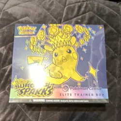 Pokemon Center Scarlet & Violet Surging Sparks Elite Trainer Box Exclusive Pika… - Image 1