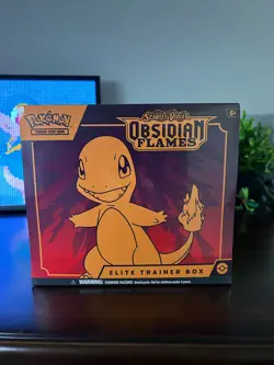Pokemon Scarlet & Violet Obsidian Flames Elite Trainer Box Sealed - Image 1