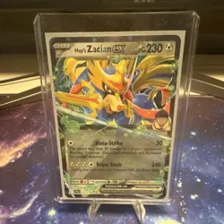 Pokemon Hop's Zacian ex 111/159 Double Rare Sv09 Journey Together Holo - Image 1