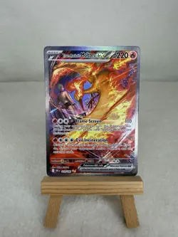 Pokemon TCG Team Rockets Moltres Ex Destined Rivals 229/182 NM/Mint - Image 1