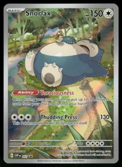 2023 Snorlax 051 Promo Holo NM Pokemon SV: Scarlet & Violet Promo Cards - Image 1