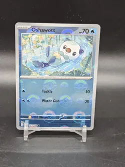 Oshawott 021/086 White Flare Pokemon (Pokeball Holo) TCG Card - Image 1