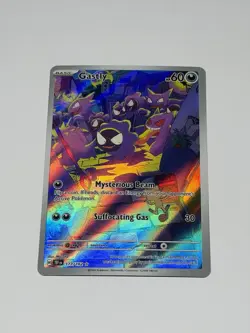 Pokemon Card TCG Gastly Temporal Forces 177/162 Holo Illustration Rare NM - Image 1