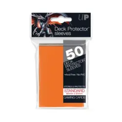 Ultra Pro Card Sleeves Standard Solid Orange (50) New - Image 1
