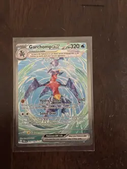 Pokemon TCG Garchomp EX Illustration Rare Card 245/182 Sv04: Paradox Rift - Image 1