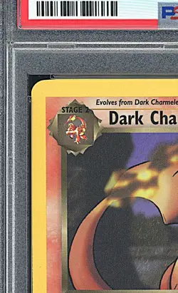 DARK CHARIZARD 2000 Pokemon Team Rocket 1st Edition Non Holo #21 - PSA 6 -638 - Image 3