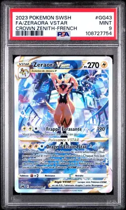 PSA 9 Zeraora Vstar GG43/GG70 - Pokemon EB12.5 : Zenith Supreme - FR - Image 1