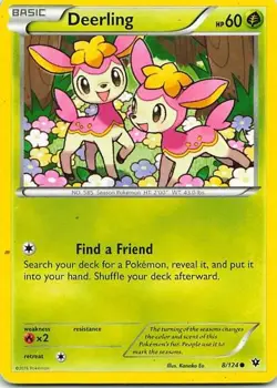 Deerling 8/124 BREAKthrough Common NM Pokemon TCG - Image 1