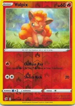 Vulpix 024/192 Rebel Clash Common NM Pokemon TCG - Image 1